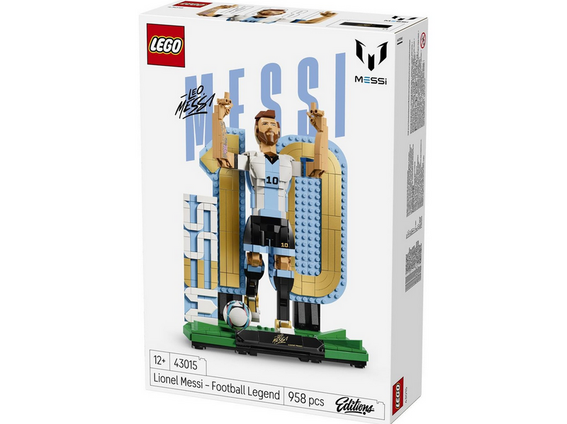 LEGO Editions 43015 Lionel Messi – Fußballlegende