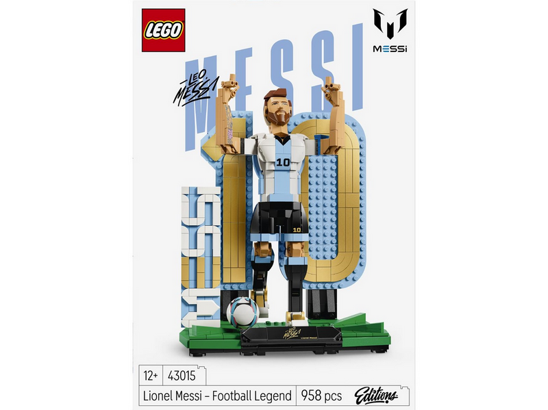 LEGO Editions 43015 Lionel Messi – Fußballlegende
