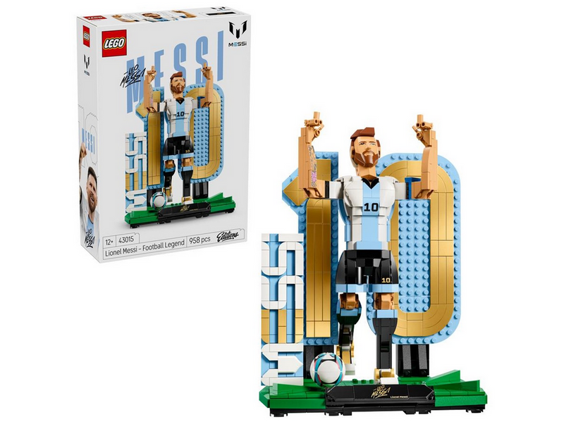 LEGO Editions 43015 Lionel Messi – Fußballlegende