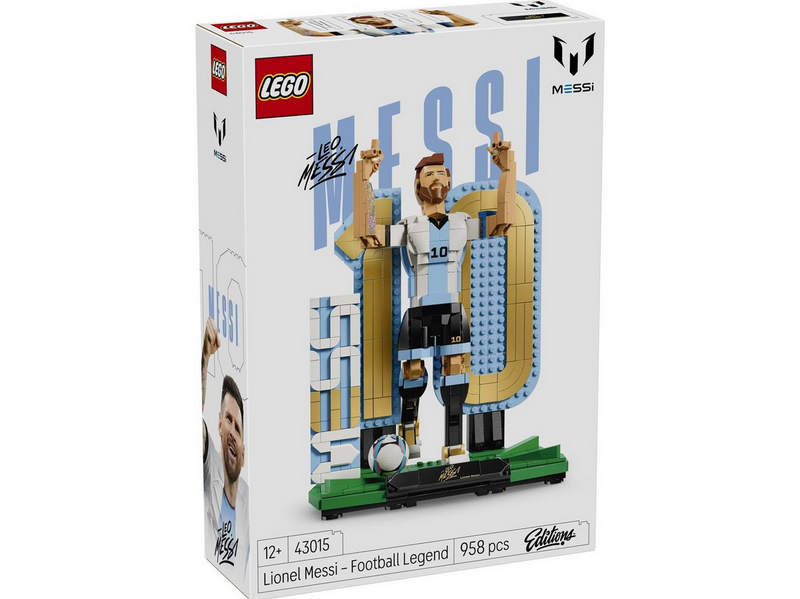 LEGO Editions 43015 Lionel Messi – Fußballlegende