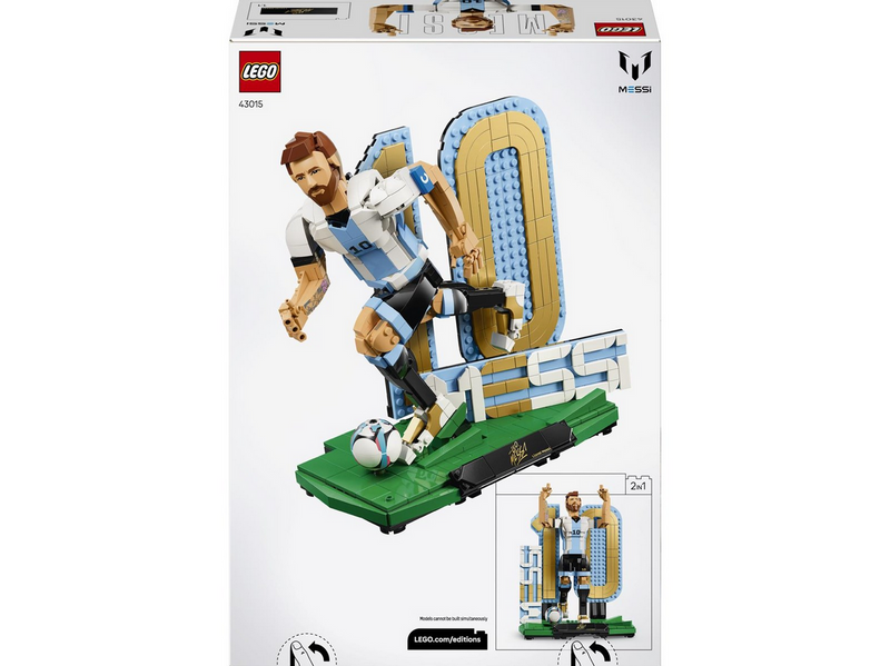 LEGO Editions 43015 Lionel Messi – Fußballlegende