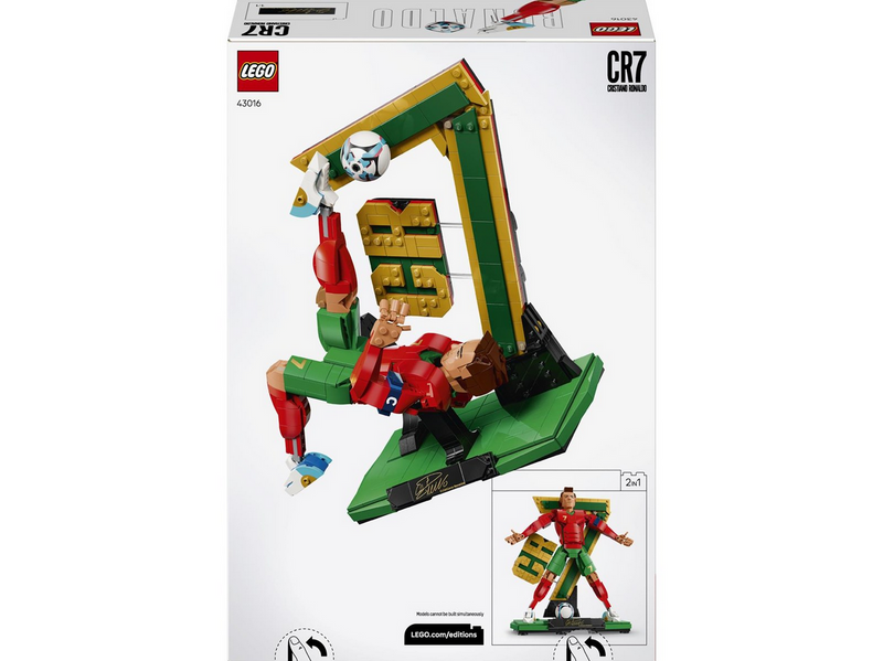 LEGO Editions 43016 Cristiano Ronaldo – Fußballlegende