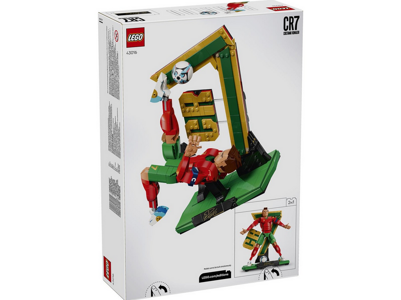 LEGO Editions 43016 Cristiano Ronaldo – Fußballlegende