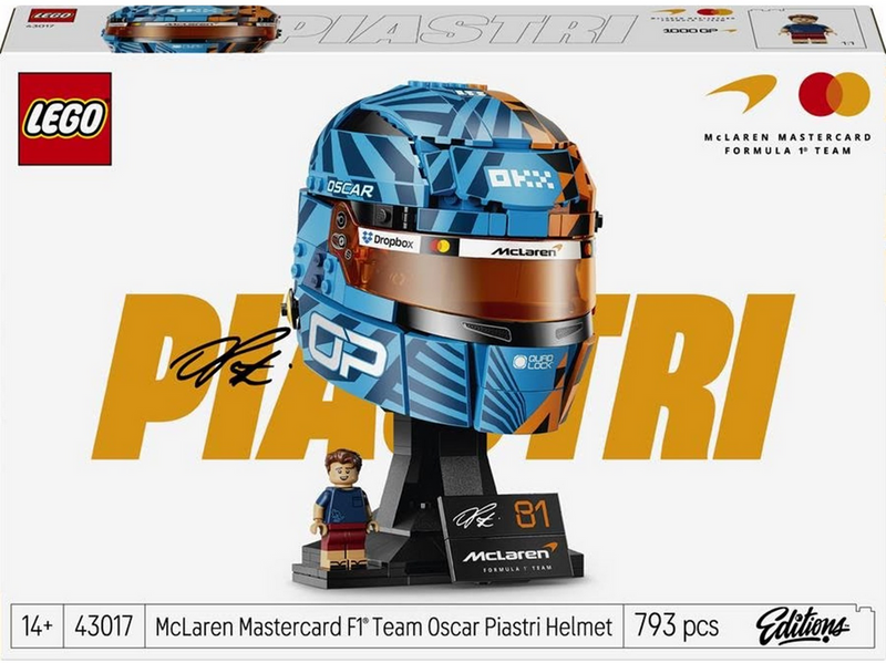 LEGO Editions 43017 McLaren Mastercard F1® Team Oscar Piastri Helm