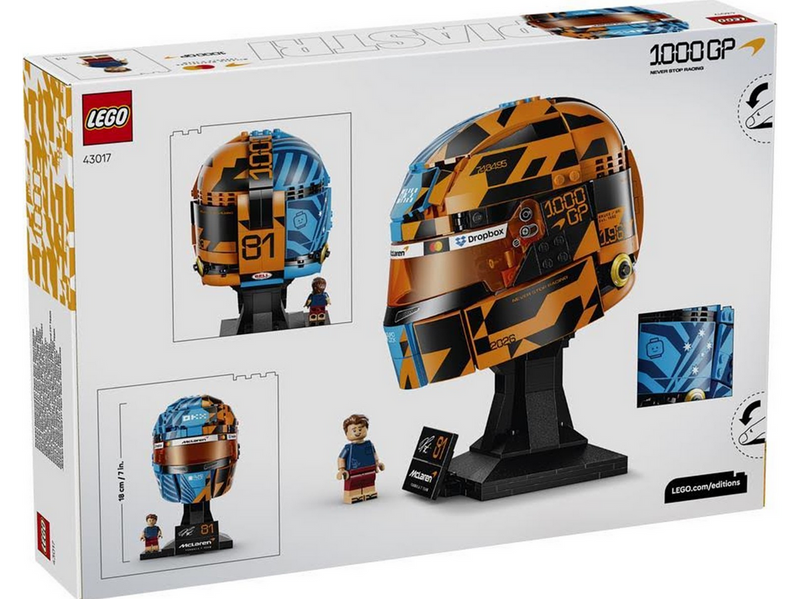 LEGO Editions 43017 McLaren Mastercard F1® Team Oscar Piastri Helm