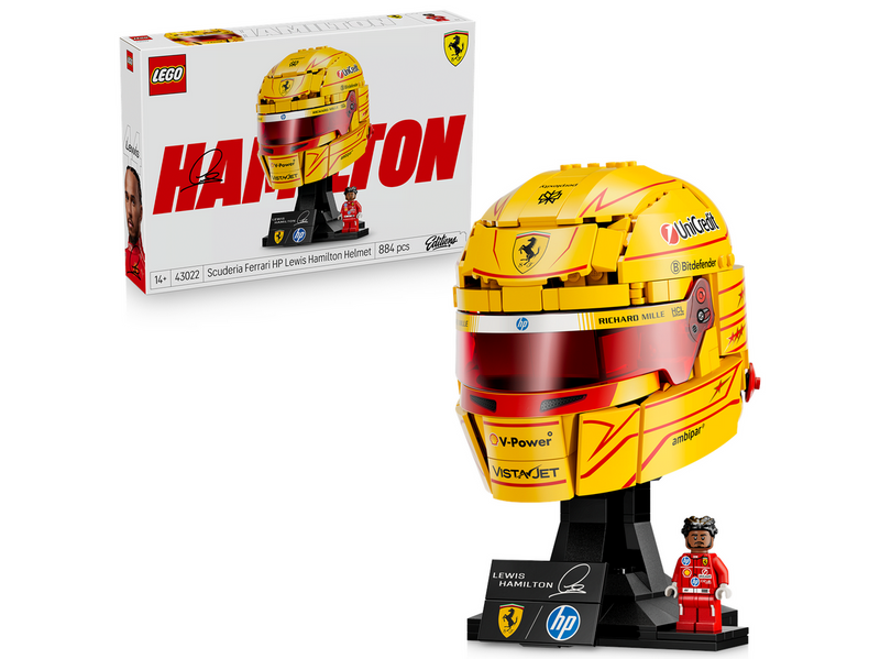LEGO Editions 43022 Scuderia Ferrari HP Lewis Hamilton Helm
