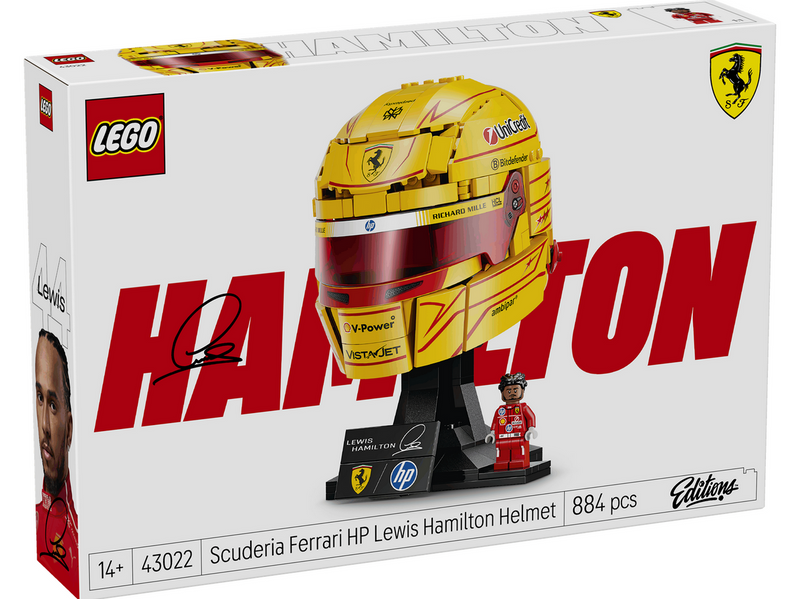 LEGO Editions 43022 Scuderia Ferrari HP Lewis Hamilton Helm