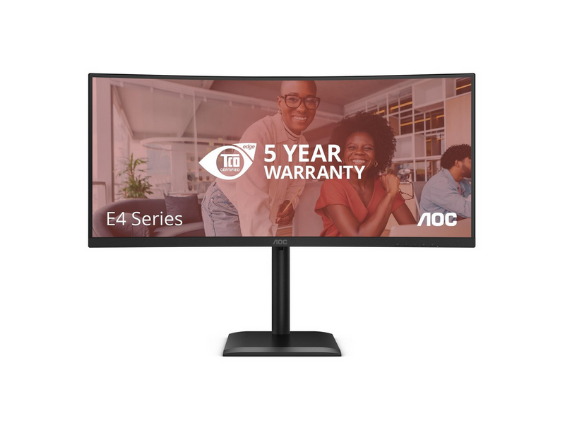 34" AOC CU34E4CV - 3440x1440 (UWQHD) - 120Hz - VA - 90W USB-C - KVM switch