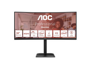 34" AOC CU34E4CV - 3440x1440 (UWQHD) - 120Hz - VA - 90W USB-C - KVM switch