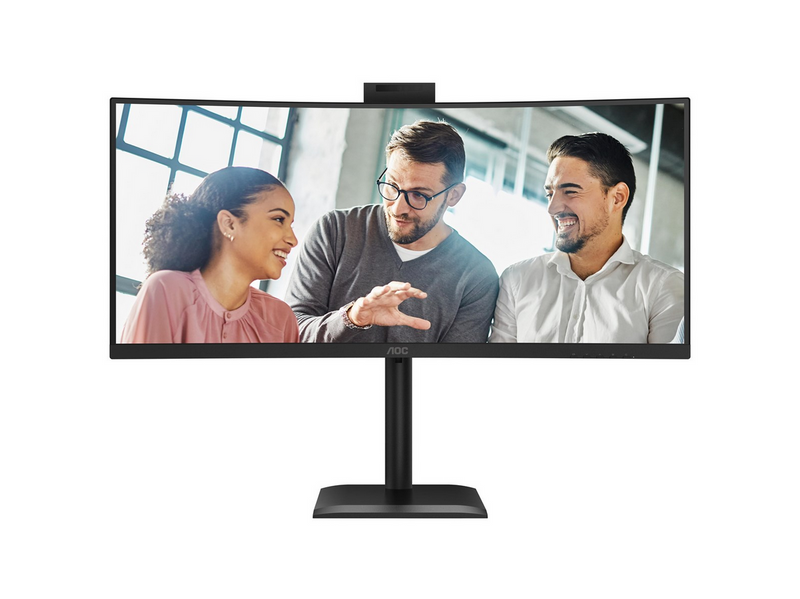 34" AOC CU34E4CW - 3440x1440 (UWQHD) - 120Hz - VA - 90W USB-C - KVM switch
