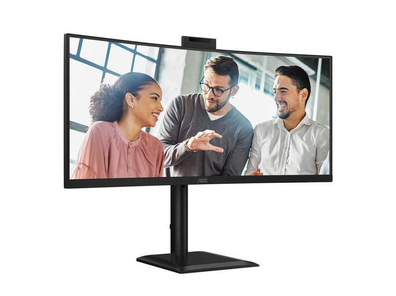 34" AOC CU34E4CW - 3440x1440 (UWQHD) - 120Hz - VA - 90W USB-C - KVM switch