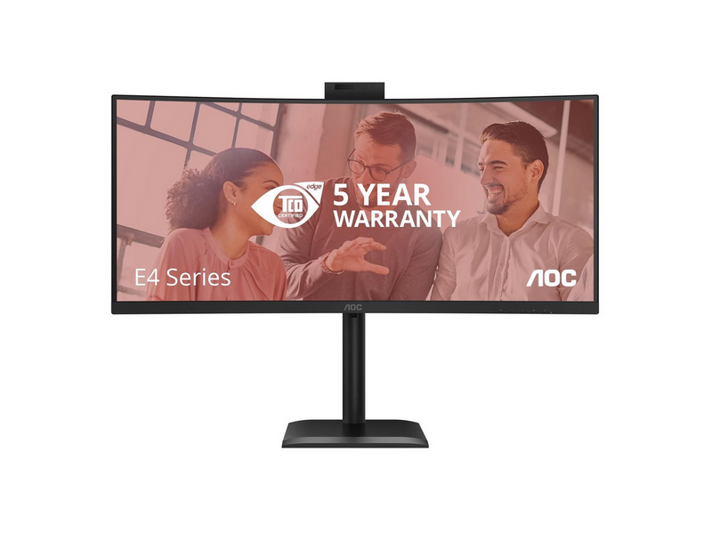 34" AOC CU34E4CW - 3440x1440 (UWQHD) - 120Hz - VA - 90W USB-C - KVM switch