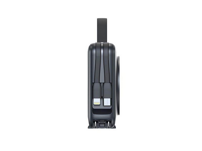 Mobile Origin PowerBank & Travel Charger - Lightning/USB-C Cable - MagSafe AW/iPhone Compatible - black - 10000 mAh
