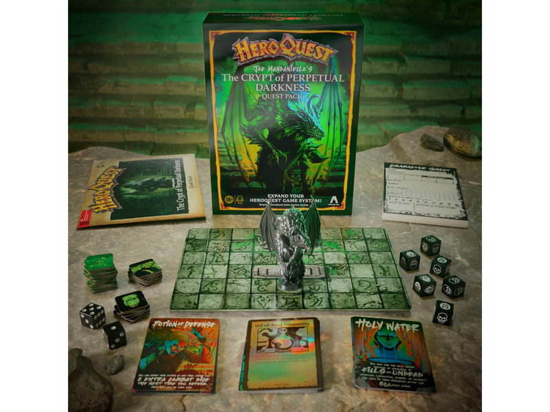Avalon Hill HeroQuest Joe Manganiello’s The Crypt of Perpetual Darkness Abenteuerpack - HeroQuest Basisspiel erforderlich (Englisch)