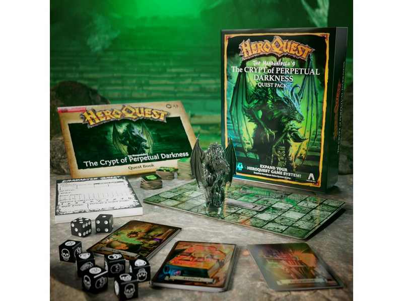 Avalon Hill HeroQuest Joe Manganiello’s The Crypt of Perpetual Darkness Abenteuerpack - HeroQuest Basisspiel erforderlich (Englisch)