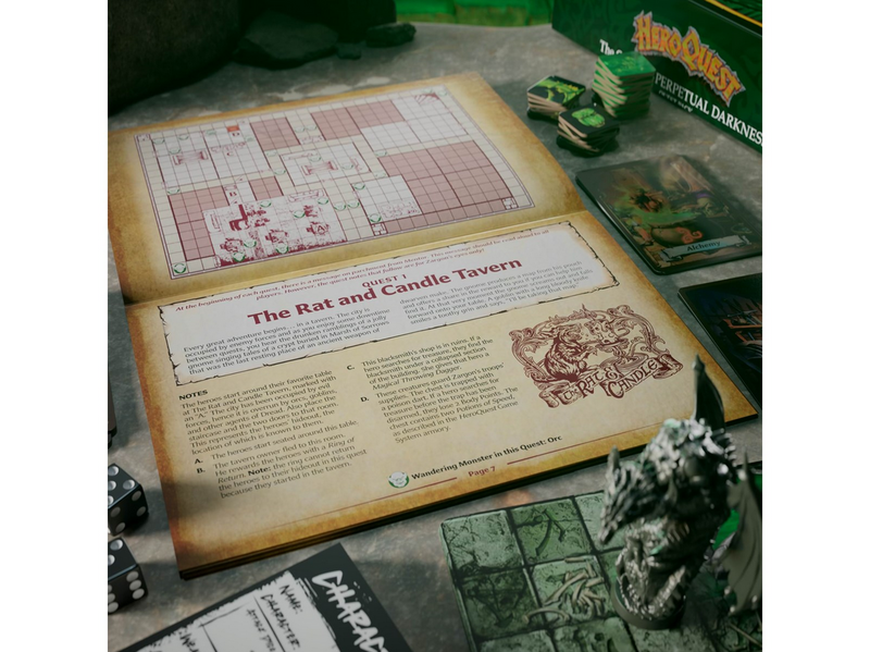 Avalon Hill HeroQuest Joe Manganiello’s The Crypt of Perpetual Darkness Abenteuerpack - HeroQuest Basisspiel erforderlich (Englisch)