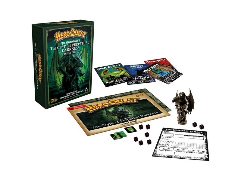 Avalon Hill HeroQuest Joe Manganiello’s The Crypt of Perpetual Darkness Abenteuerpack - HeroQuest Basisspiel erforderlich (Englisch)