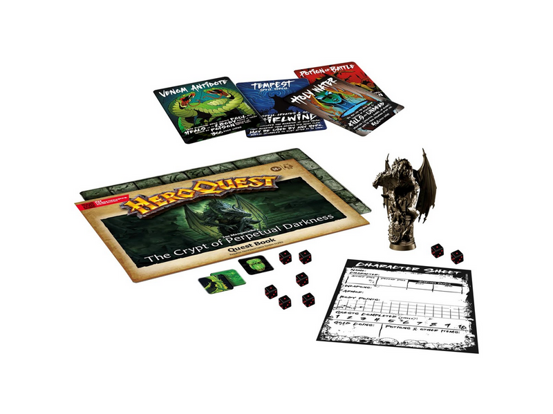 Avalon Hill HeroQuest Joe Manganiello’s The Crypt of Perpetual Darkness Abenteuerpack - HeroQuest Basisspiel erforderlich (Englisch)