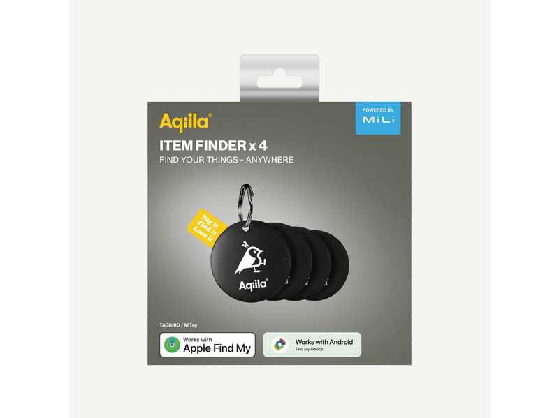 Aqiila Tagbird - 4-pack - Smart Tag - iOS & Android