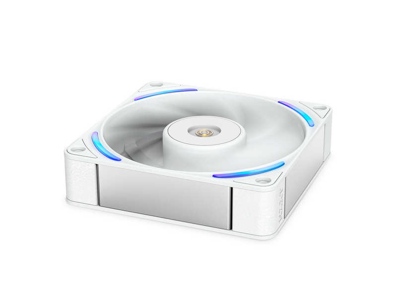 NZXT F120X - Gehäuselüfter - 120mm - Weiß mit RGB-Beleuchtung - 41 dBA