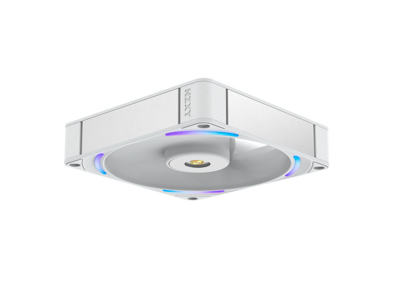 NZXT F140X - Gehäuselüfter - 140mm - Weiß mit RGB-Beleuchtung - 41 dBA