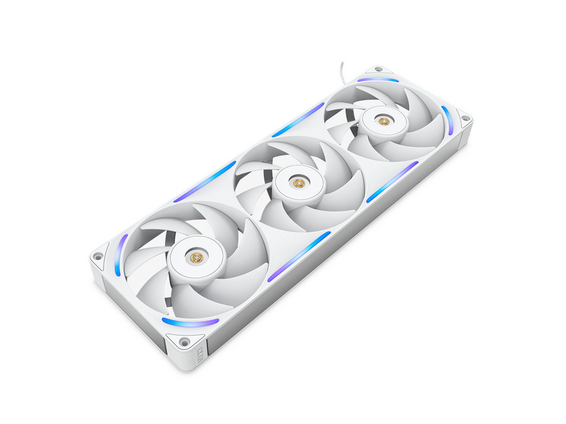 NZXT F360X - Gehäuselüfter - 360mm - Weiß mit RGB-Beleuchtung - 41 dBA