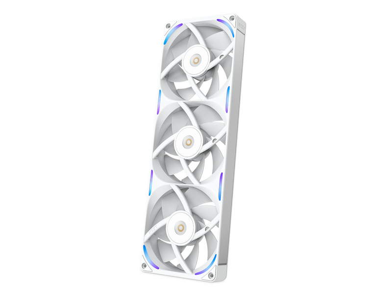 NZXT F360X - Gehäuselüfter - 360mm - Weiß mit RGB-Beleuchtung - 41 dBA