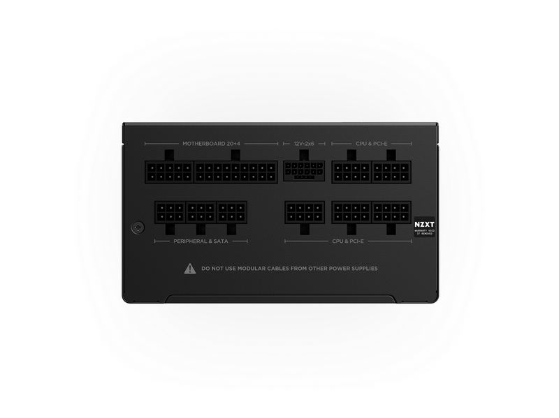 NZXT C1000 Core Netzteile - 1000 Watt - 135 mm - ATX 3.1 - 80 Plus Gold zertifiziert