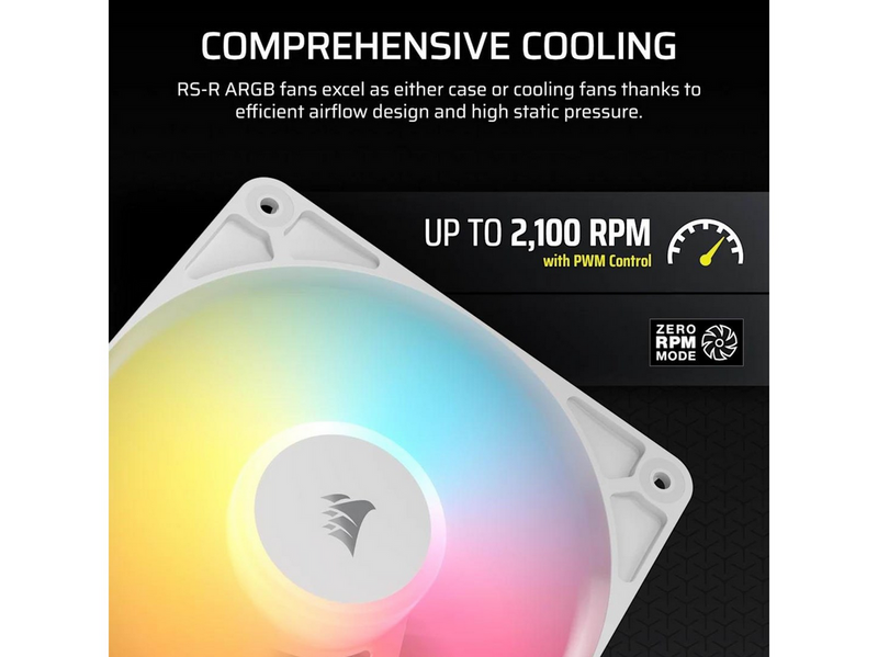 Corsair RS120-R - Gehäuselüfter - 120mm - Weiß