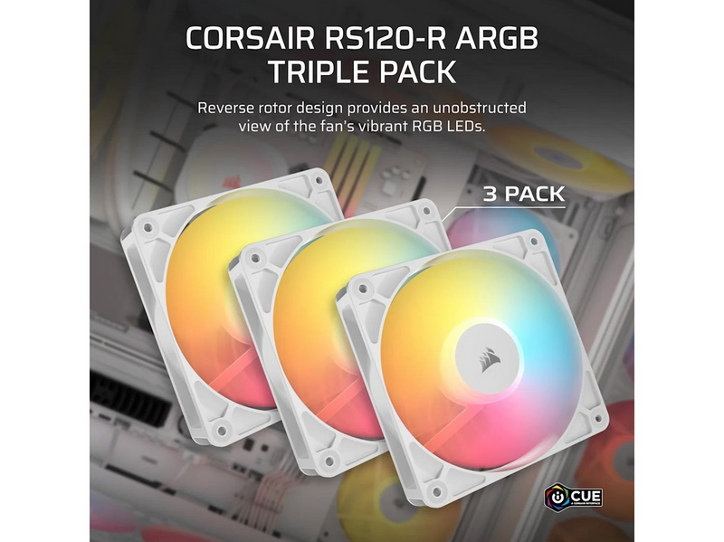Corsair RS120-R - Gehäuselüfter - 120mm - Weiß