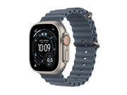 Apple Watch Ultra 3 GPS + Cellular 49mm Natural Titanium Case with Anchor Blue Ocean Band