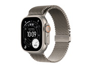 Apple Watch Ultra 3 GPS + Cellular 49mm Natural Titanium Case with Natural Titanium Milanese Loop - Medium