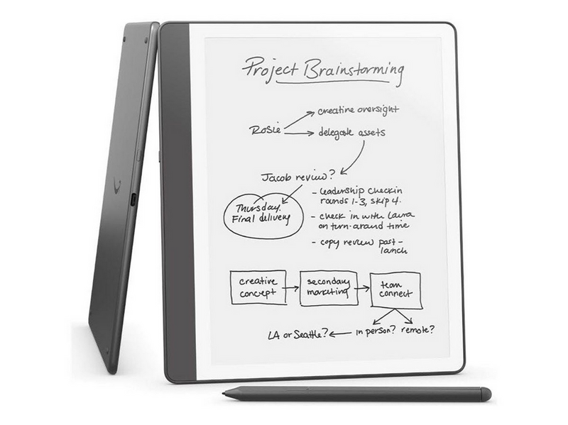 Amazon Kindle Scribe (2024) 16GB with Premium Pen - Tungsten Grey