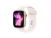 Apple Watch Series 11 GPS + Cellular 42mm Rose Gold Aluminium Case with Light Blush Sport Band - M/L