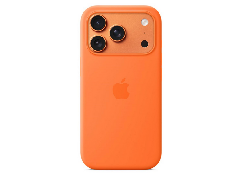 Apple iPhone 17 Pro Silicone Case with MagSafe – Orange