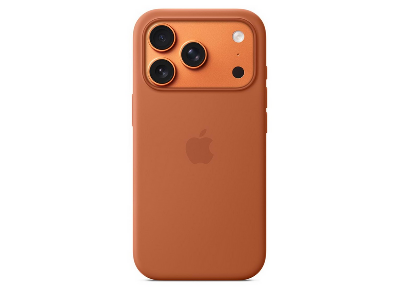 Apple iPhone 17 Pro Silicone Case with MagSafe – Terra Cotta