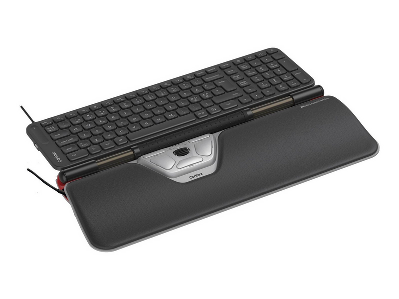Contour RollerMouse Red Plus & Balance Mid-Size Keyboard Combo Wired PN Layout - Tastatur & Maus Set - Nordic ISO