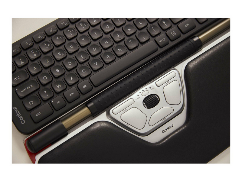 Contour RollerMouse Red Plus & Balance Mid-Size Keyboard Combo Wired PN Layout - Tastatur & Maus Set - Nordic ISO