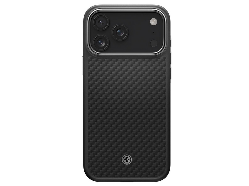 Spigen Enzo Aramid T - black silver - iPhone 17 Pro