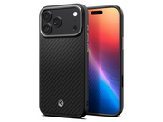 Spigen Enzo Aramid T - black silver - iPhone 17 Pro