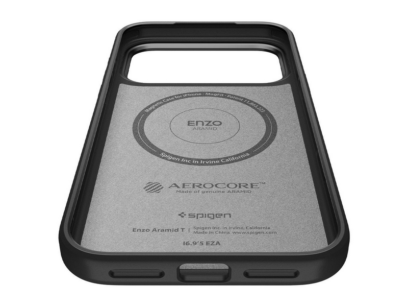 Spigen Enzo Aramid T - black - iPhone 17 Pro