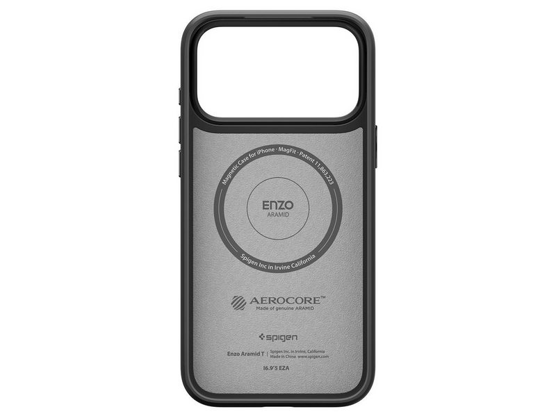 Spigen Enzo Aramid T - black - iPhone 17 Pro