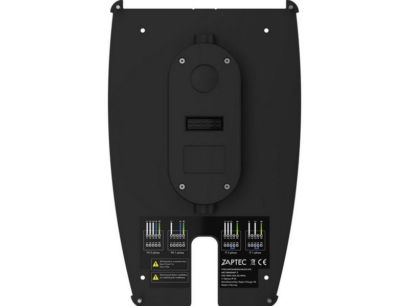 Zaptec Pro Backplate