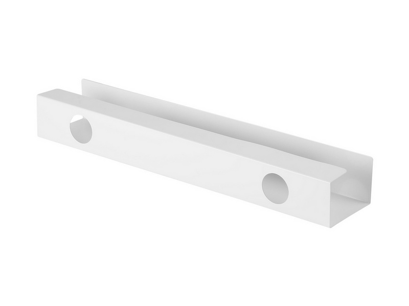 Cablio Under-Desk Cable Tray – White – 60 cm