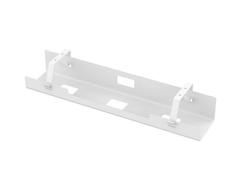 Cablio Under-Desk Cable Tray – White – 60cm