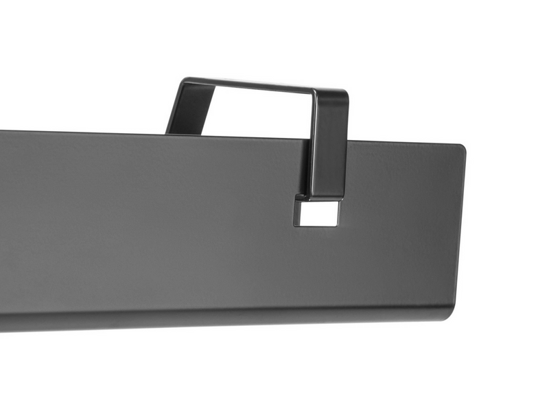 Cablio Under-Desk Cable Tray – Black – 60cm