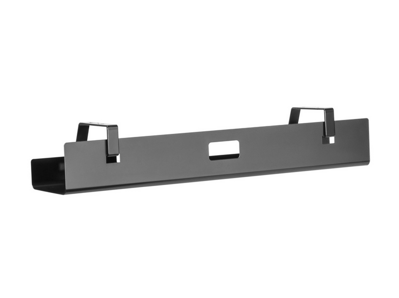 Cablio Under-Desk Cable Tray – Black – 60cm