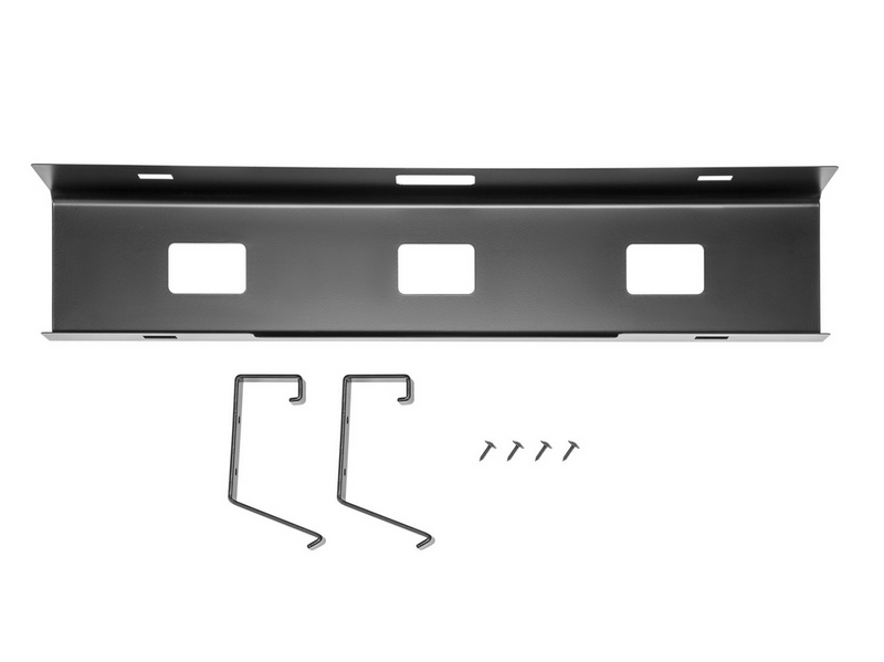 Cablio Under-Desk Cable Tray – Black – 60cm