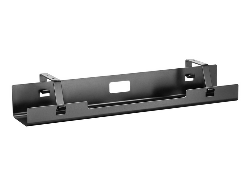 Cablio Under-Desk Cable Tray – Black – 60cm
