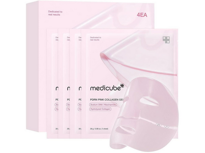 Medicube Salmon DNA PDRN Pink Collagen Jelly Gel Mask 4 pcs